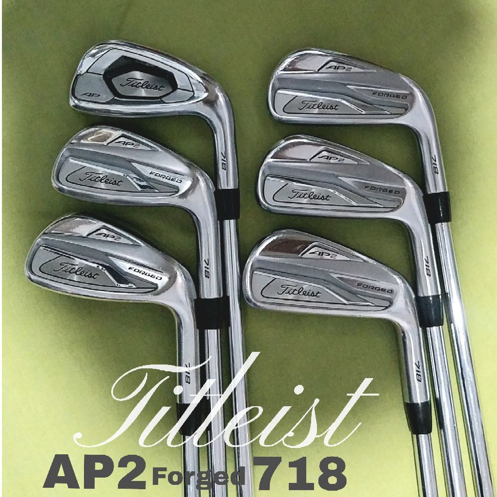 Stick golf iron set Titleist AP-2 718 Forged steel shaft True Temper AMT S-300 dijamin original lang