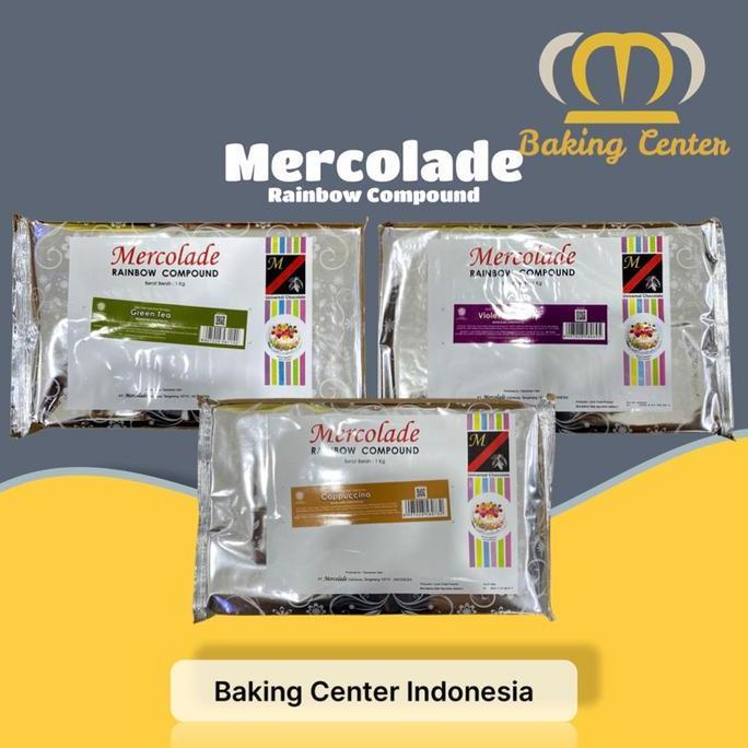 Mercolade Rainbow Chocolate - Cokelat Warna Mercolade 1kg