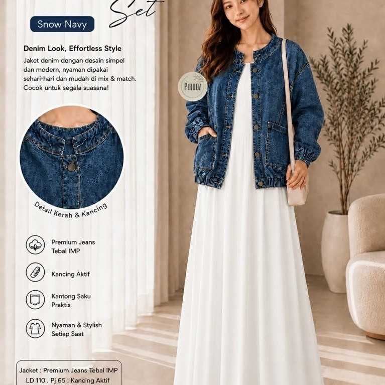 Fazia Set• Inner Dress Outer Jeans