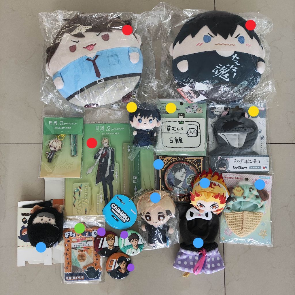 mochibi megumi fushiguro rukappu lookup poncho fuwakororin M size haikyuu pc holder can badge tapinu