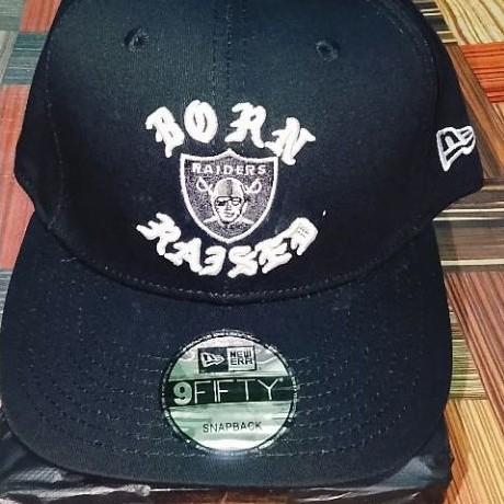 Topi Snapback Raiders Born Raised , Snap NFL RAIDERS