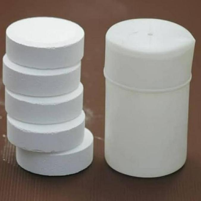 Kaporit Tablet TCCA 90% 1Kg / Klorin Tablet Chlorine Klorin Kolam