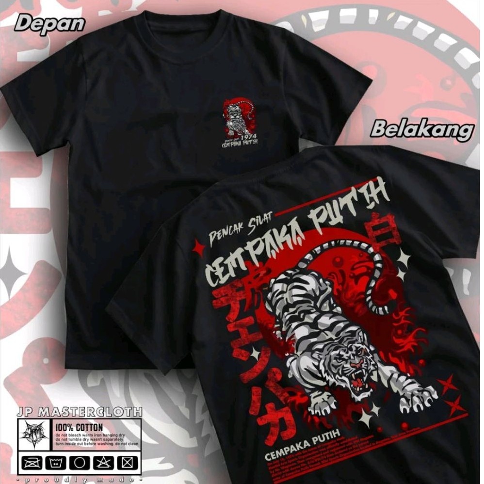 Kaos Pscp Pasmatih Pasukan Macan Putih Bumi Kandung Pendek Distro Nyaman Dipakai Unisex