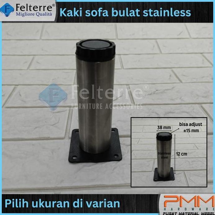 Kaki sofa bulat Stainless FELTERRE kaki meja nahkas lemari kitchen