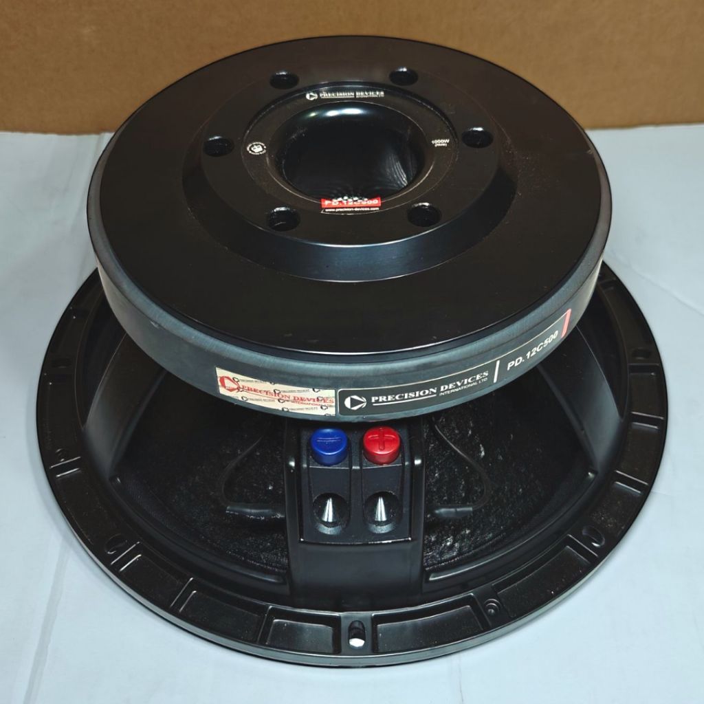 Komponen Speaker / 12 Inch / PD12C500 / VC 4 IN / Precision Devices PD 12 C500 PD 12C500 Hitam Merah