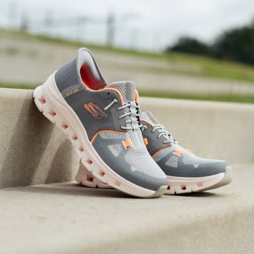 SEPATU SKECHERS GLIDE STEP PRO GREY ORIGINAL