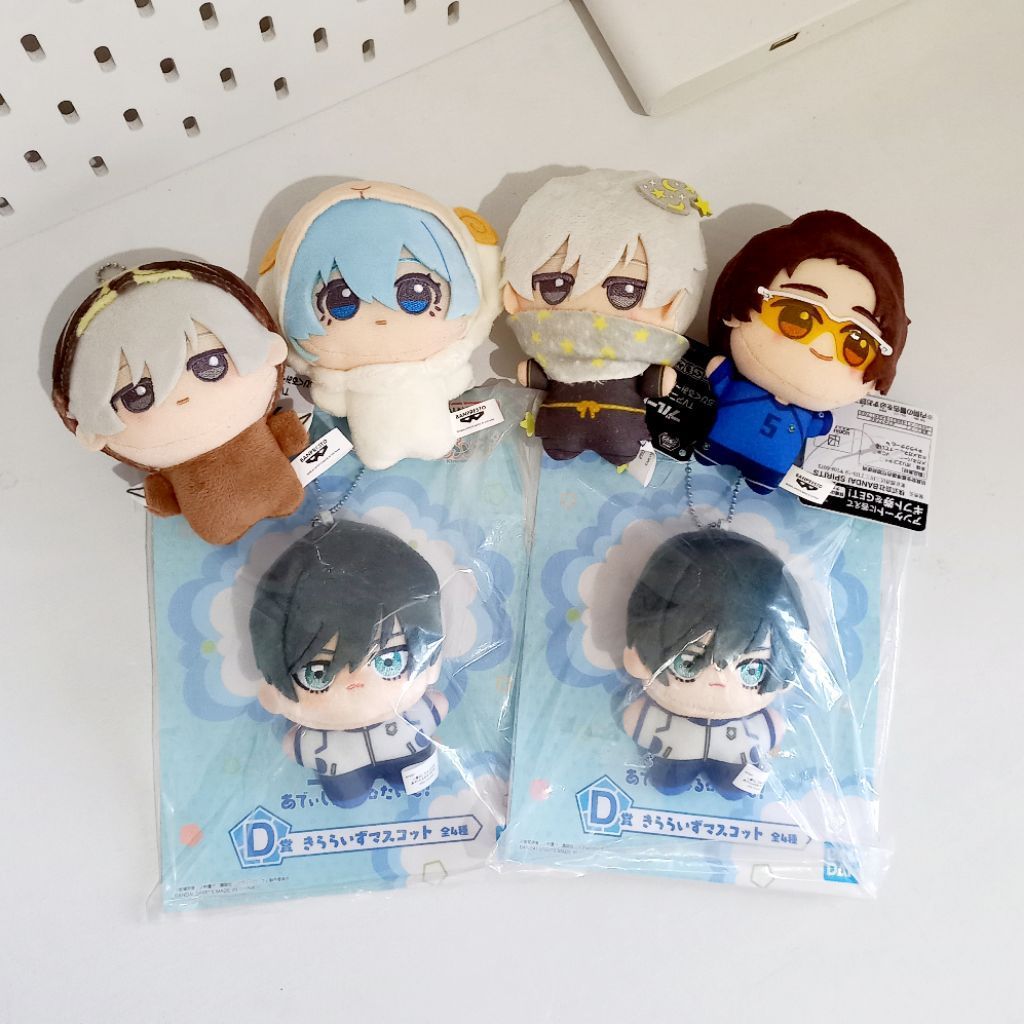 blue lock nagi rin sae chibigurumi plush boneka anime hobi koleksi