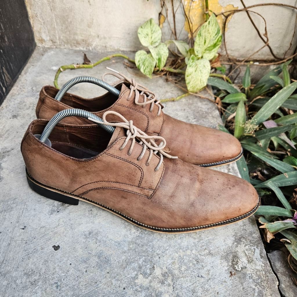 sepatu wingtip second ftale size 44(28cm)