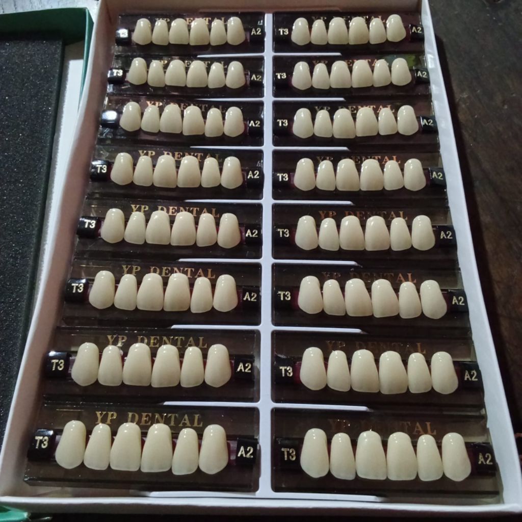 YP synthetic 1pcs anterior/gigi depan/gigi palsu dental