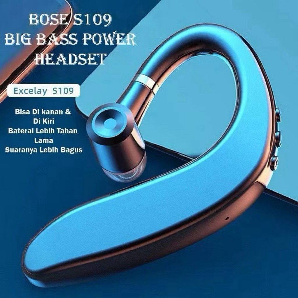 TWS Handsfree Earphone Headset Bluetooth Wireless BOSE S109