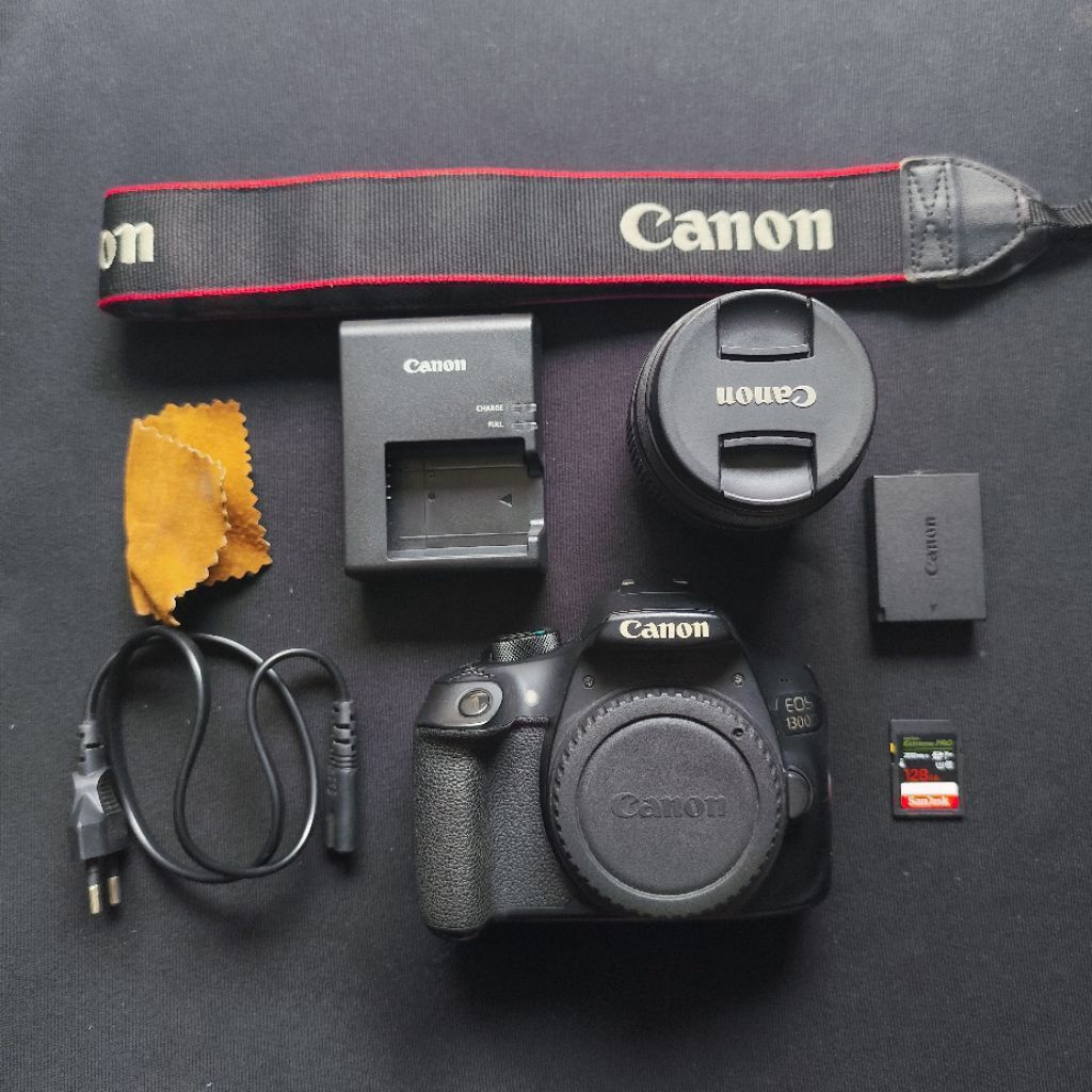 Canon eos 1300d wi-fi bekas kondisi 90%