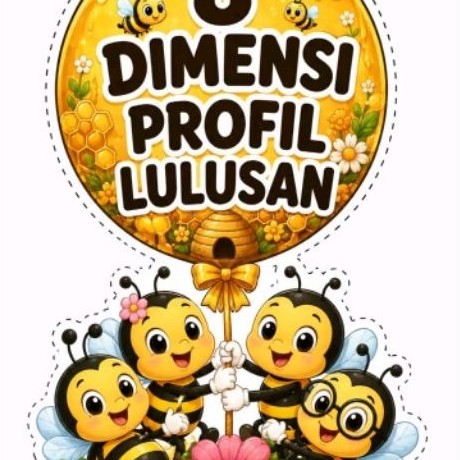 poster edukatif 8 dimensi lulusan lebah