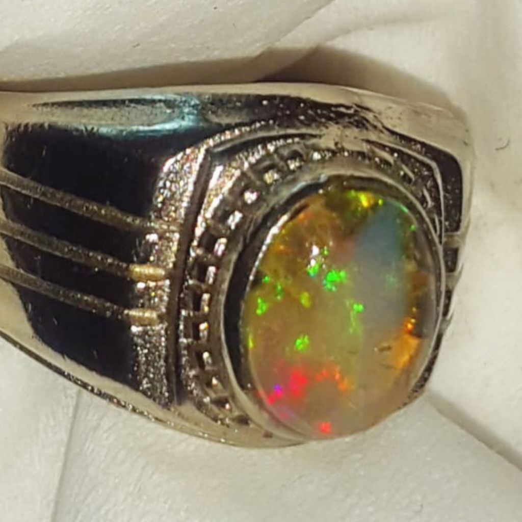 Cincin Batu Kalimaya Teh Banten Asli Natural Jarong Biyang
