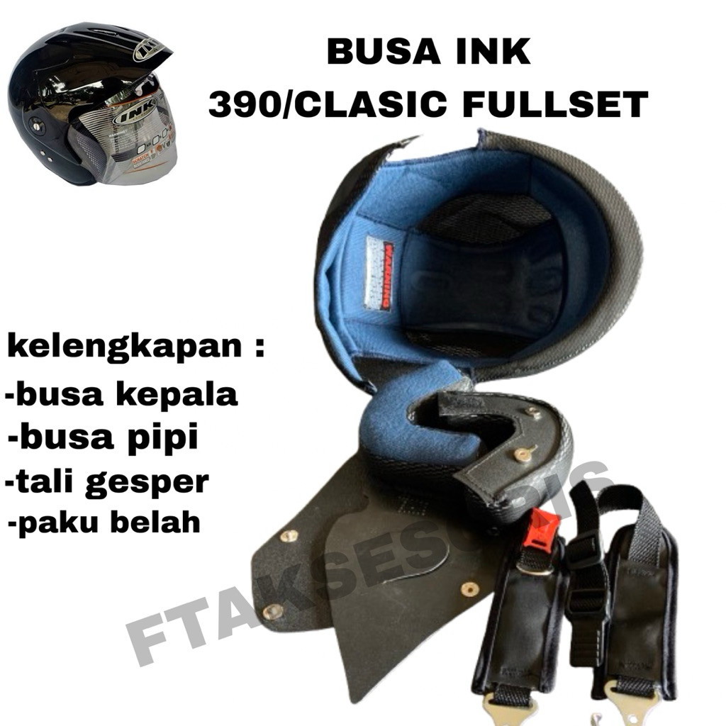 Busa spon helm INK Cx 390 INK batam lengkap/fullset ink cx 390