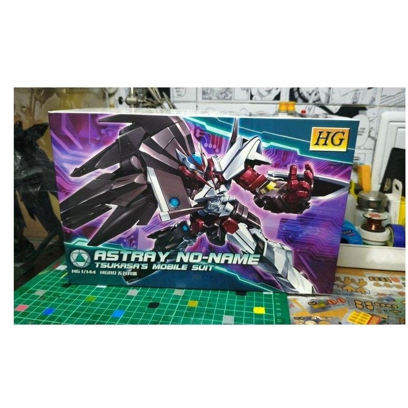 Daban HG 1/144 Astray No Name Sudah Rakitan,  part lengkap