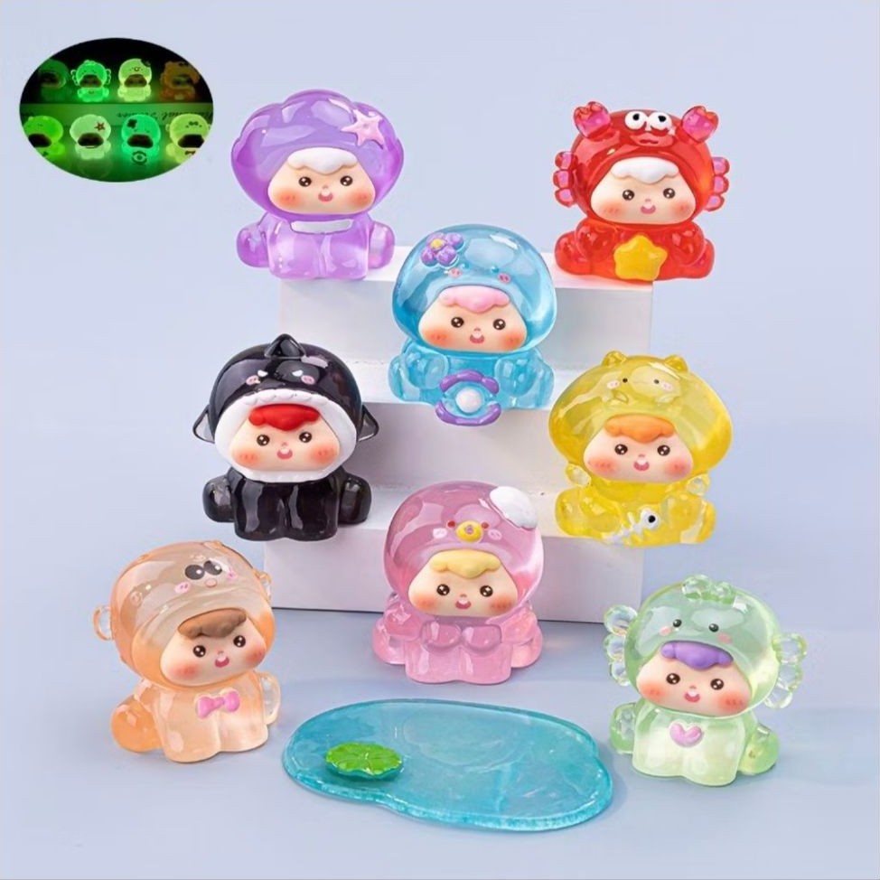 Jelly Lilies Sea Creatures Figure (GID)