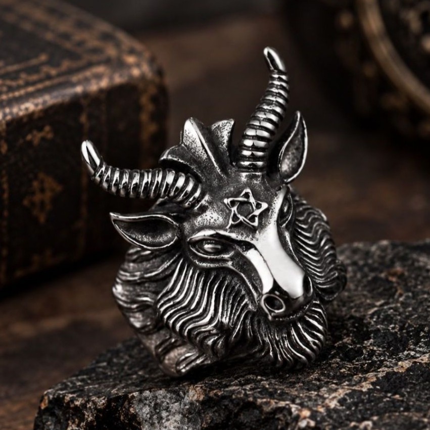 Cincin Pria Skull Premium | Ringskull Lucifer