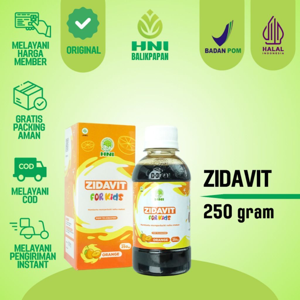 ZIDAVIT For KIDS Solusi Tumbuh Kembang Anak - HNI HPAI / Zidavit Kids HNI
