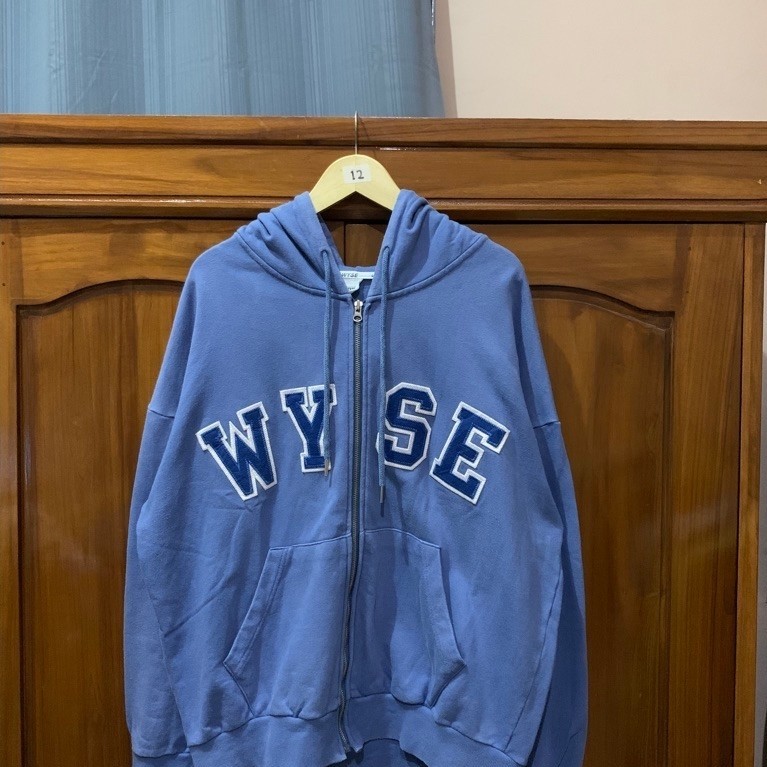 HOODIE RESLETING WYSE BIRU