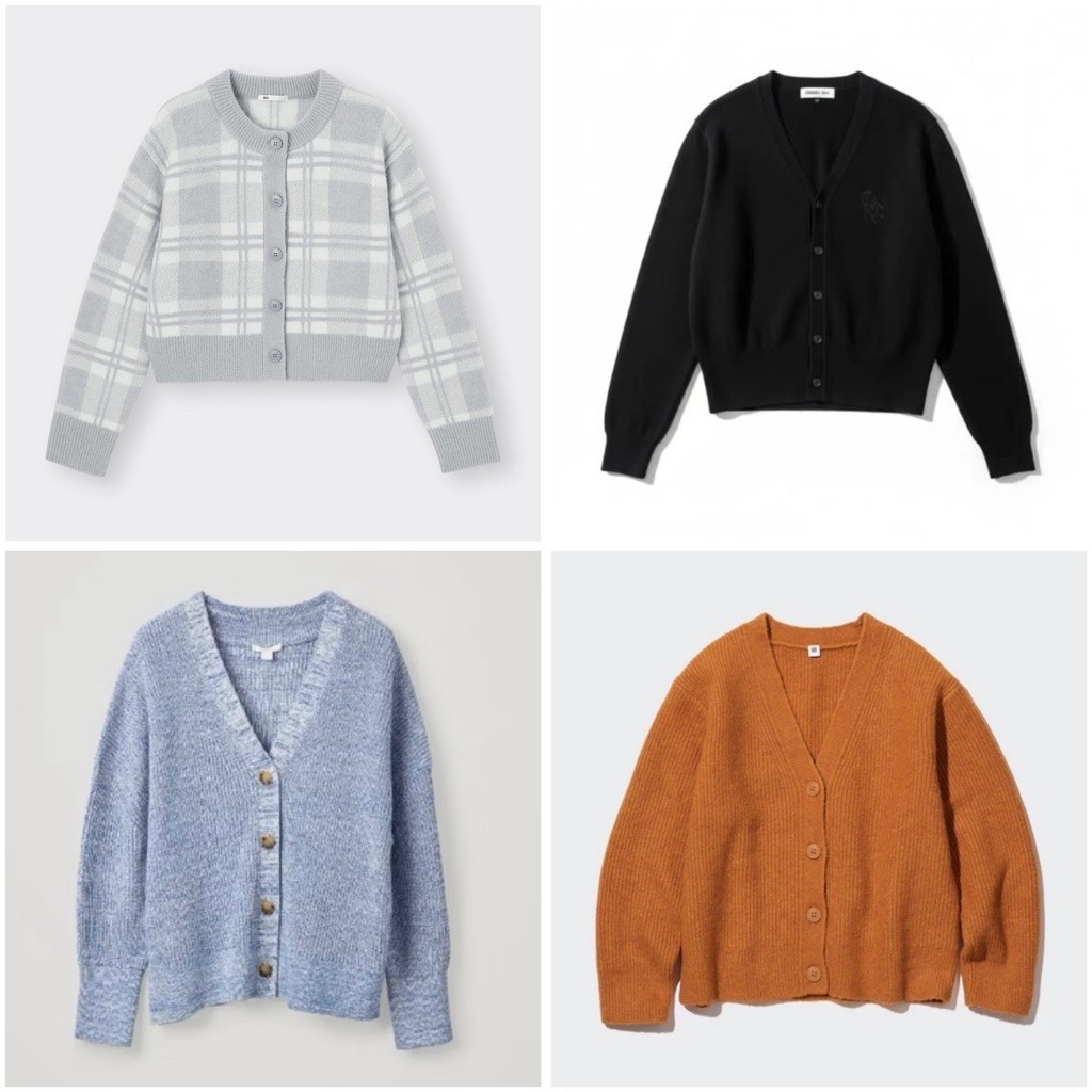 Ready Stock Cardigan / Outer Uniqlo / GU / Urban Revivo / ATG / 8Second / H&M / WHO / General Idea
