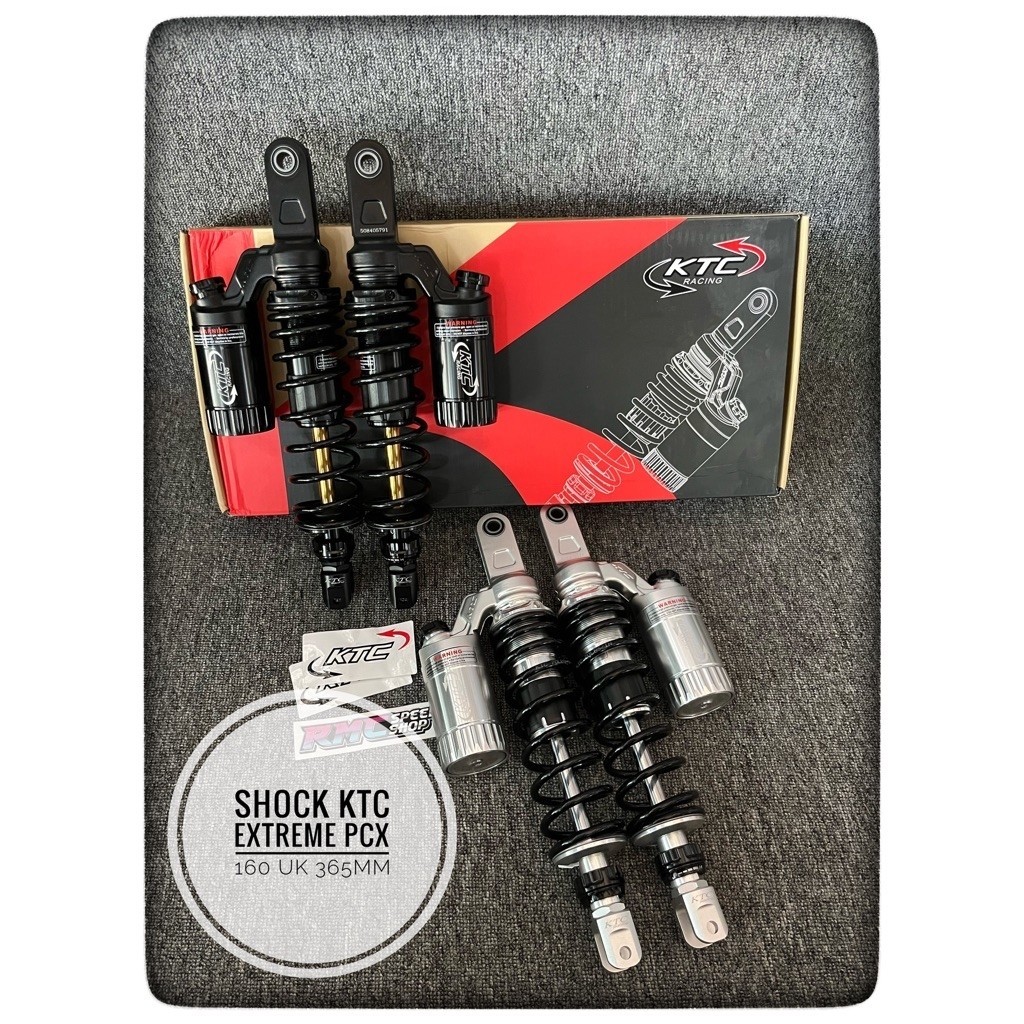 Shock Ktc Racing extreme pcx 160 ukuran 365mm / Shock ktc Extreme pcx 160 original klik fungsi