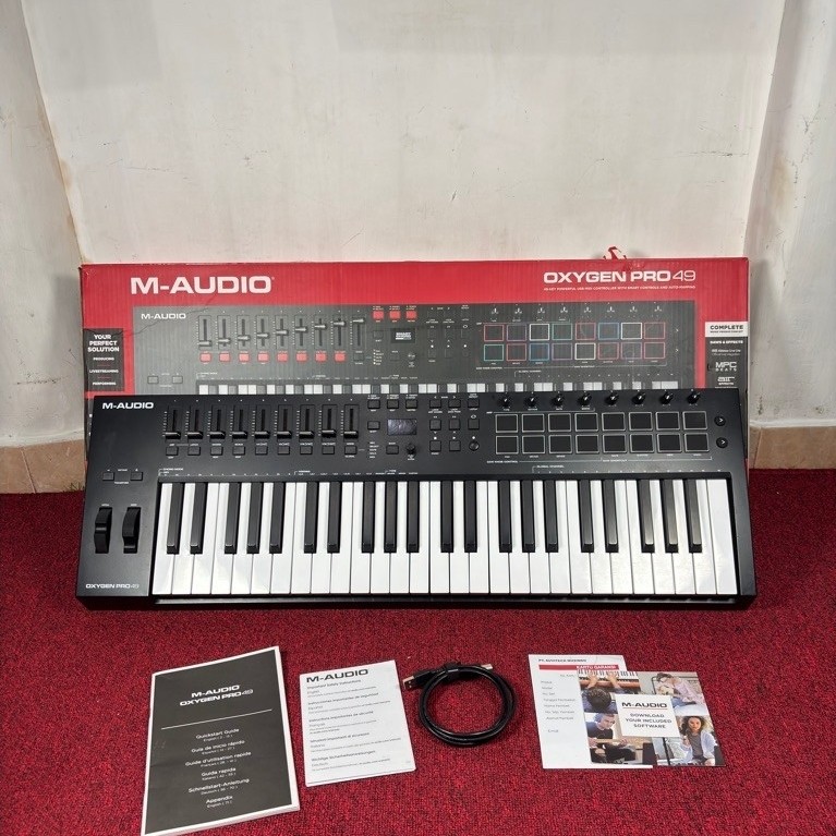 M-Audio Oxygen Pro 49 Midi Keyboard Controller 49-Key USB Powered Midi Controller