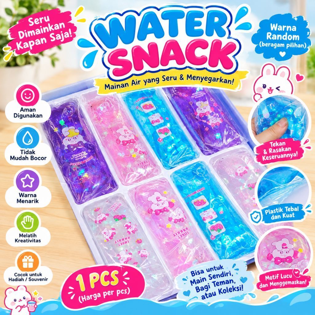 Mainan Monster Air Licin (Water Snack) Jumbo 1pcs