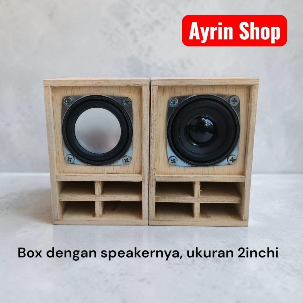 Box Speaker 2inch + Speaker + Jack