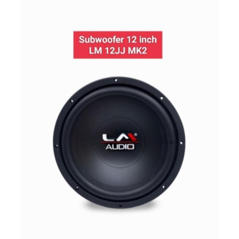 Subwoofer 12 inch LM AUDIO LM-12JJ-MK-II Single Coil Magnet Subwofer Mobil 12inch LM 12JJ 12 JJ MK I