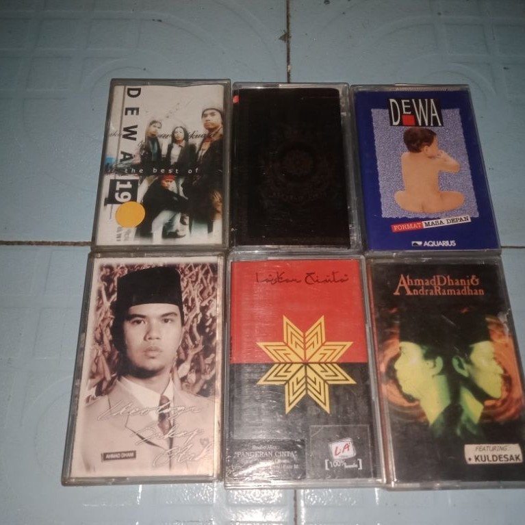 Kaset Pita Dewa 19 Ahmad Band - The Best Of - Ahmad Dhani - Laskar Cinta - Ahmad Band ISO - Format m