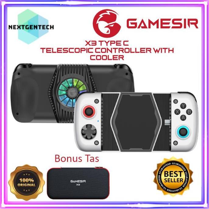 Gamesir X3 Type C Mobile Cooling Fan Gaming Gamepad Phone Controller