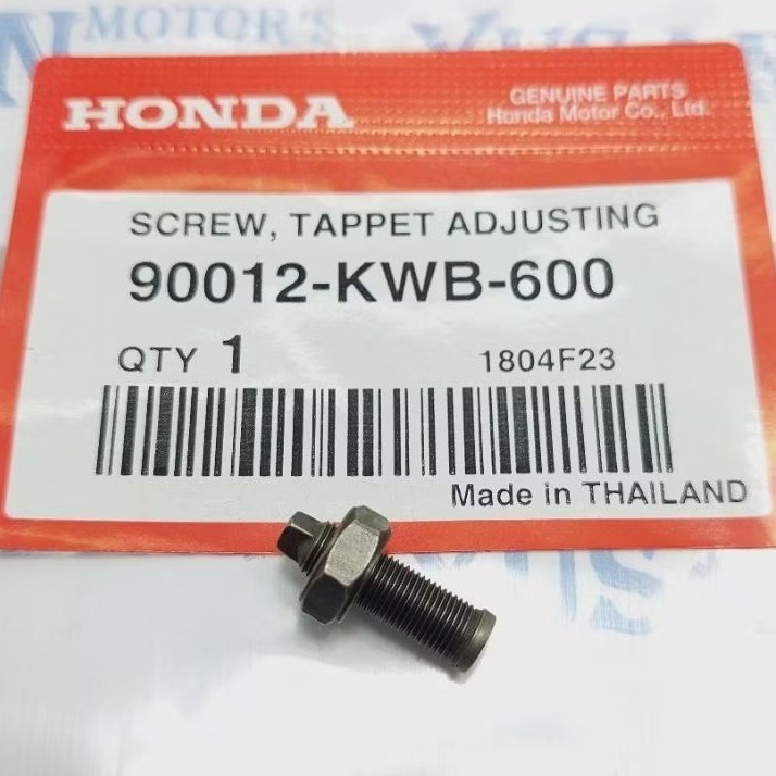 BAUT+MUR SETELAN KLEP BEAT SCOOPY VARIO PCX ADV GRAND BLADE SUPRA KARISMA 90012-KWB-600 (1PCS)