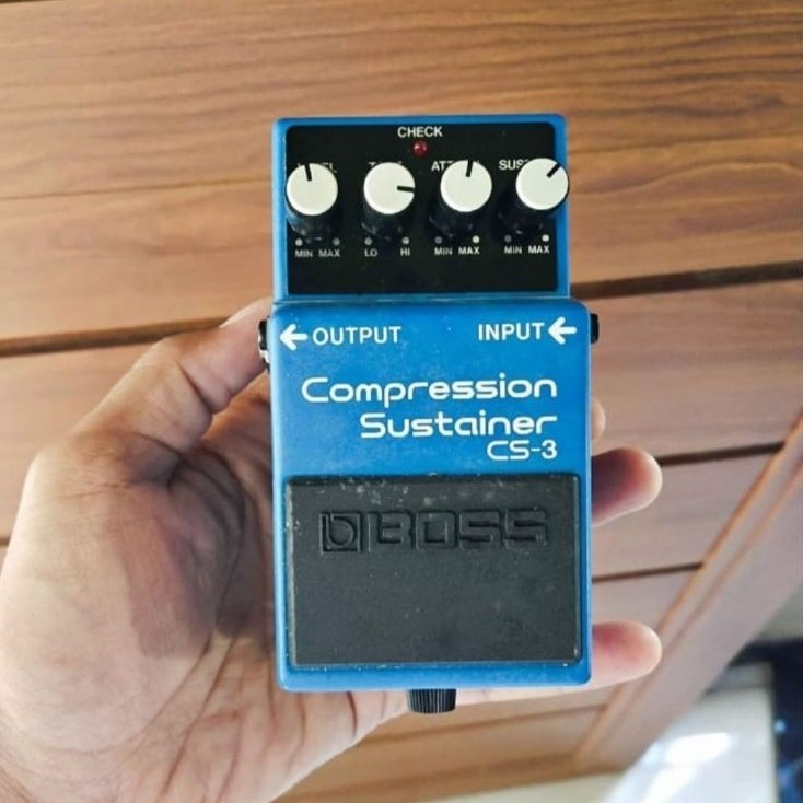 Boss Compression Sustainer Pedal CS 3 Guitar /Bass Effect