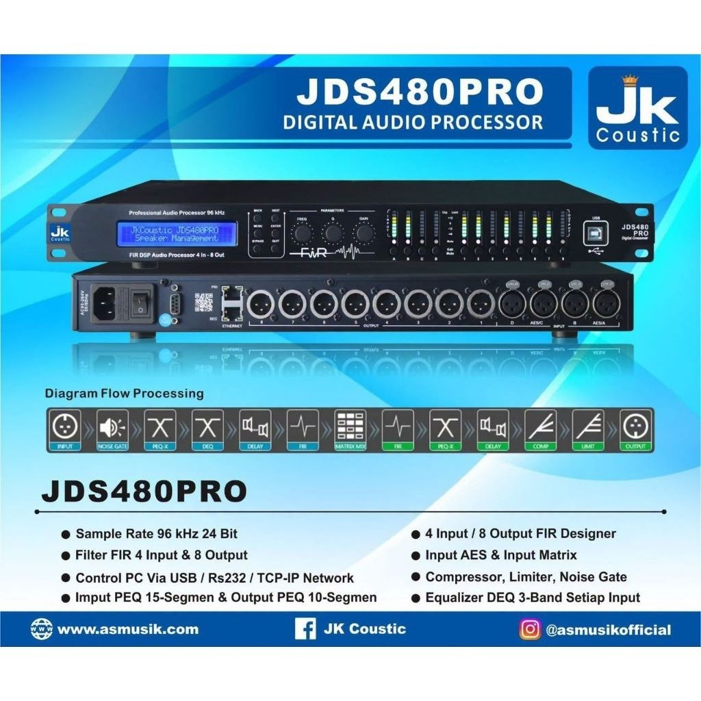 POWER JK COUSTIK JDS480PRO/ Power Jk Coustik Jds480Pro/ power jk coustik jds480pro