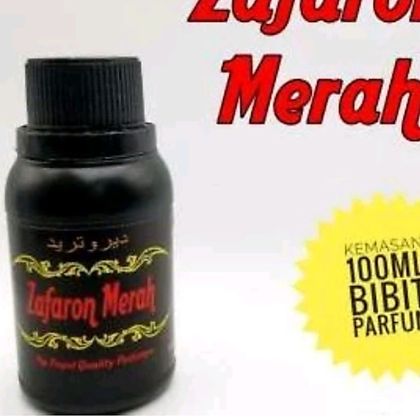 BIBIT PARFUM MURNI ZAFARON MERAH 100ml kemasan