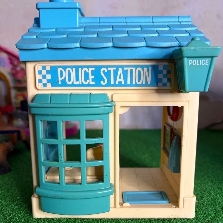 diorama police station elc happyland / rumahan kantor polisi elc happyland