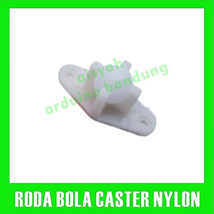new RODA BOLA CASTER FULL NYLON BALL CASTER WHEEL 1 INCH