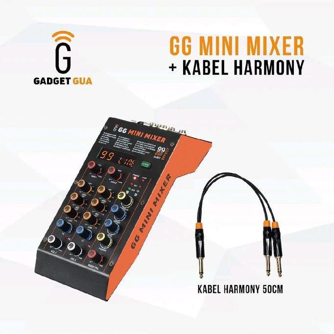 Musica- Gg Audio Mini Mixer - Professional Audio Mixer For Karaoke, Gaming & Podcast Streamer
