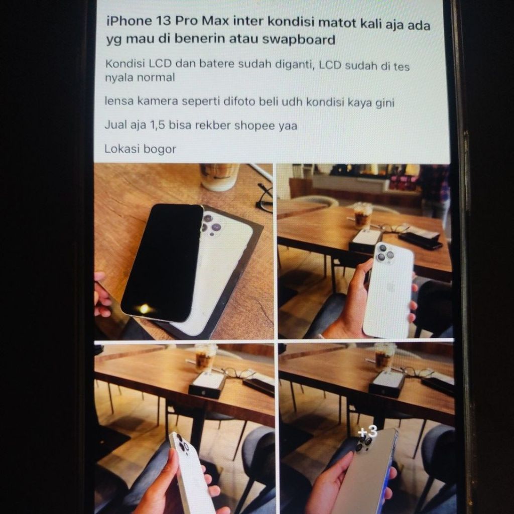 iPhone 13 pro max matot