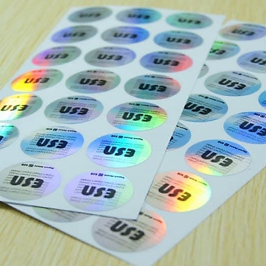 CETAK STICKER HOLOGRAM A3 ROLL/CETAK CUSTOM