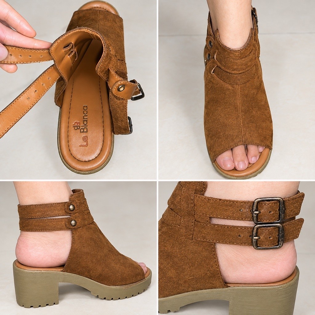 Sepatu Boots Wanita Preloved Le Bianca Size 37