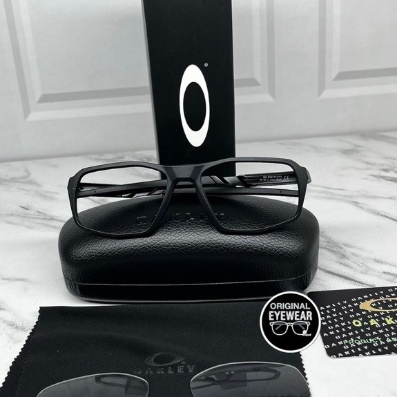 OAKLEY Tensile OX3143 Original Fullset - Kotak Tebal Pria Bisa Pasang Minus Kacamata  frame Lensa Ph