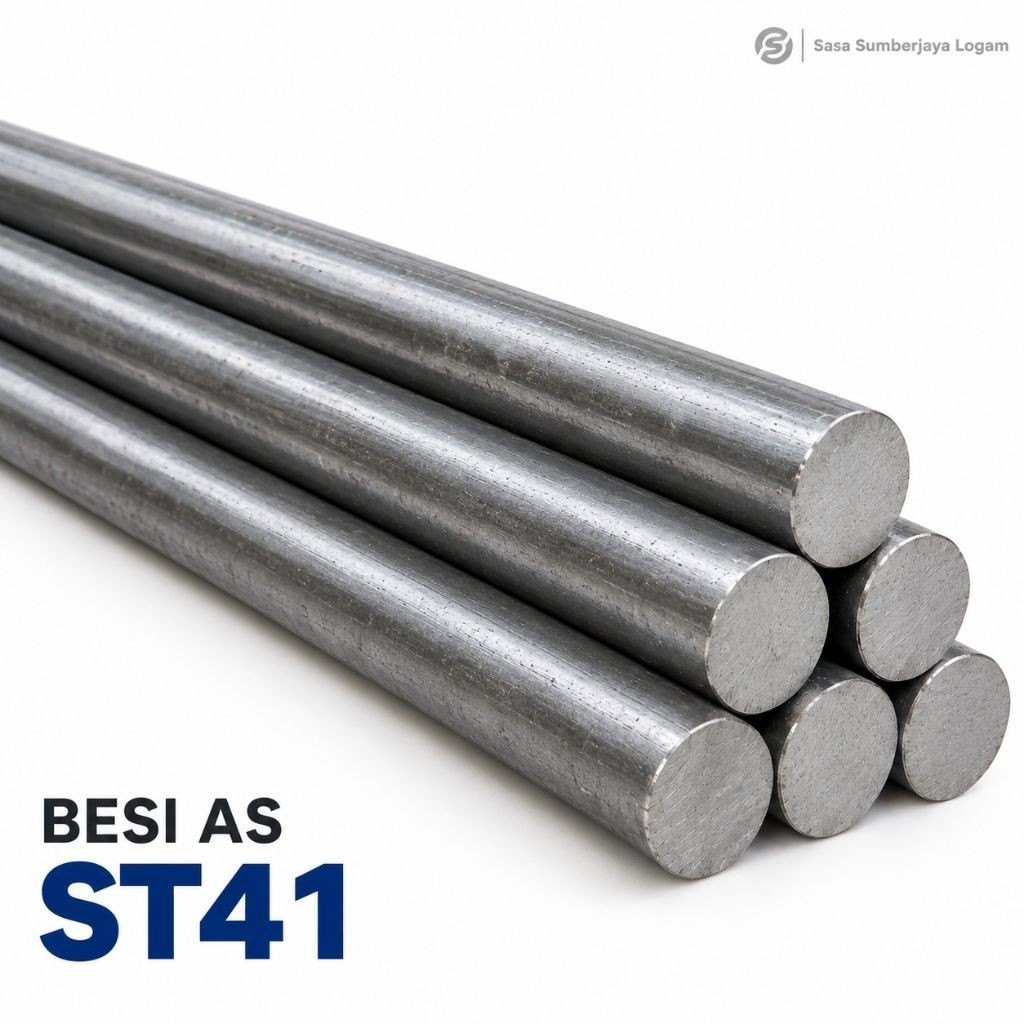 Besi as st41 diameter 12mm x 6000mm | As besi st41