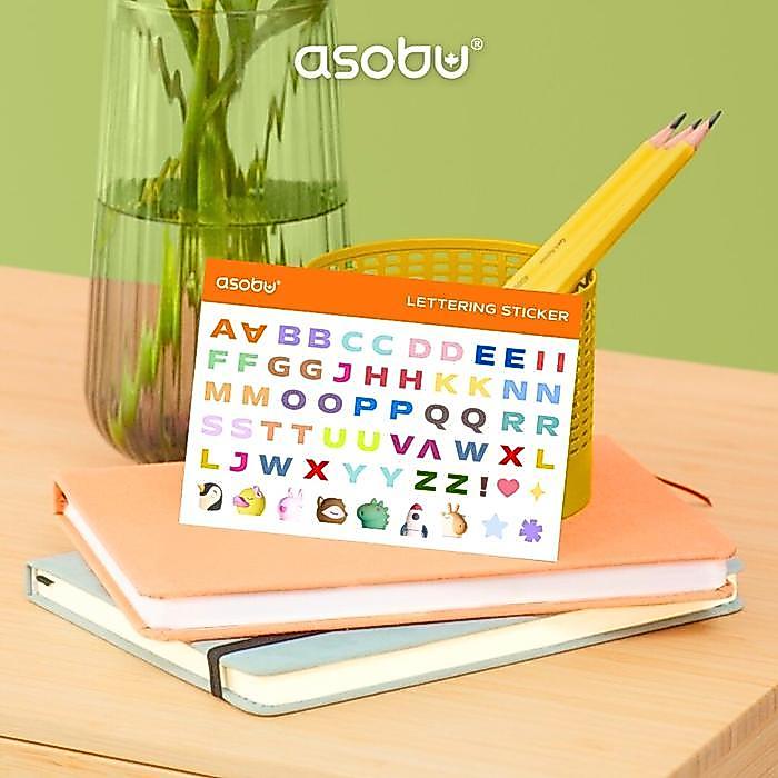 ASOBU Lettering Sticker - Classic Edition/Bestie Sticker Pack - Bestie Sticker Pack