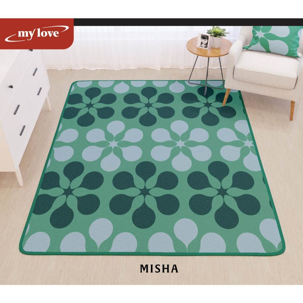 MYLOVE Karpet Jumbo Premium Lapis Busa ukuran 190x220 Karpet Anti Selip Motif