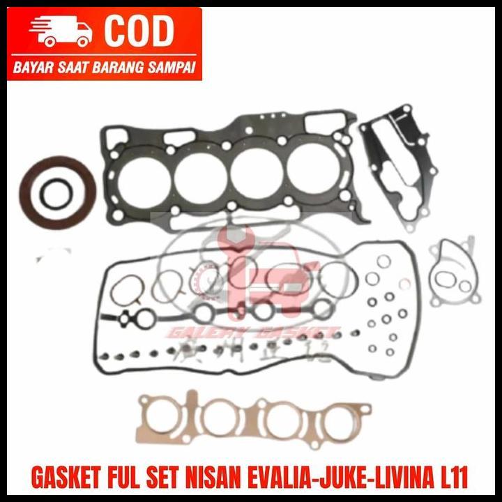 TERLARIS GASKET FUL SET NISAN JUKE EVALIA PAKING SET EVALIA JUKE 