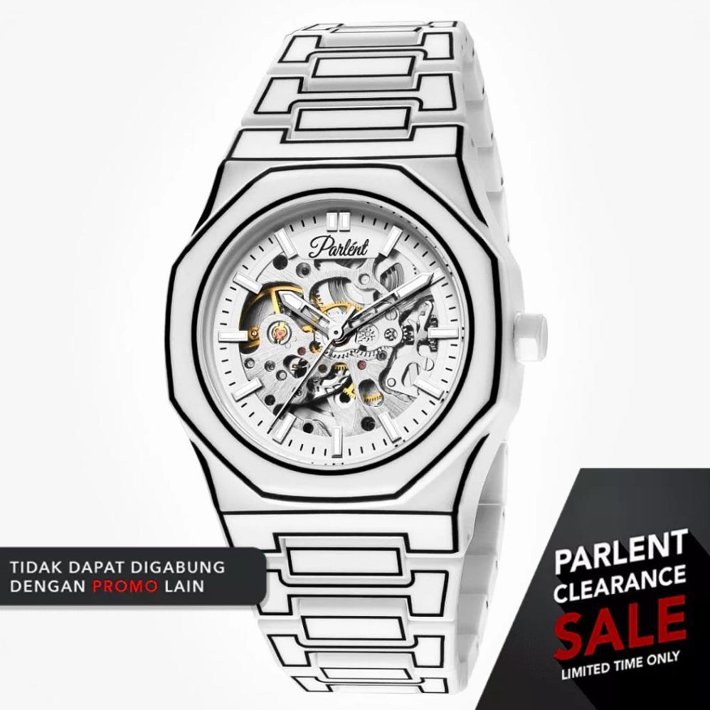 Parlent Palladium Sketch Automatic - Jam Tangan Pria 40mm, Automatic Movement, Waterproof 3ATM (30M)