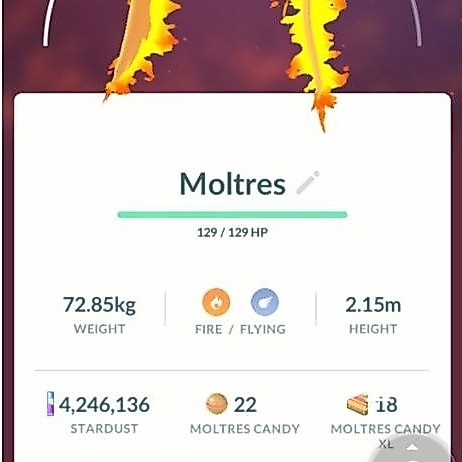 pokemon go legendary Moltres, Articuno dan zapdos