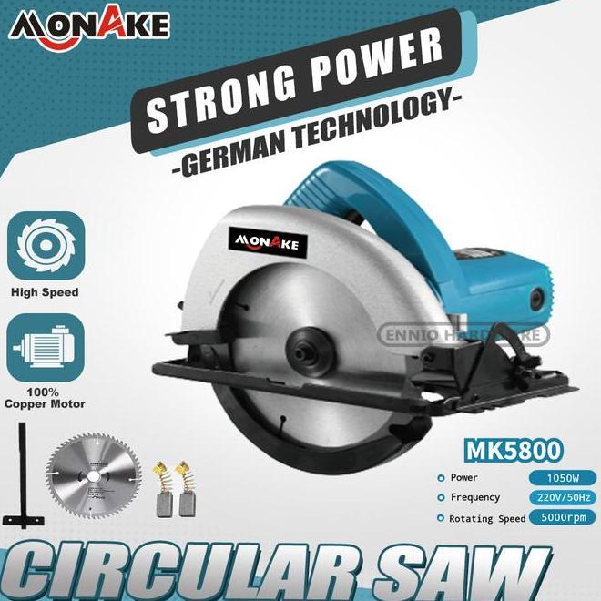 Monake Mesin Circular Saw Mesin Gergaji Mesin Potong Kayu Mk5800