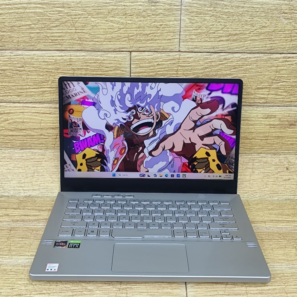 Laptop ASUS ROG Zephyrus G14 GA401QE AMD Ryzen 7 5800HS RAM 16GB SSD 512GB  RTX 3050 Ti FHD